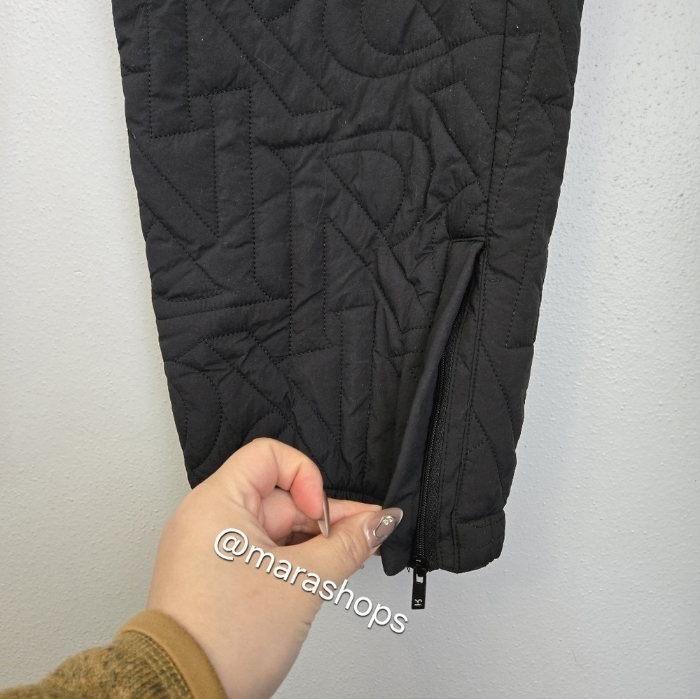 Represent Clo Black Initial Down Trackpants - image 6